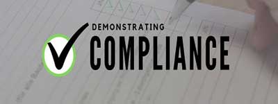Demonstrate compliance