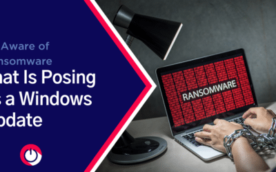 Be Aware of Ransomware That is Posing as a Windows Update